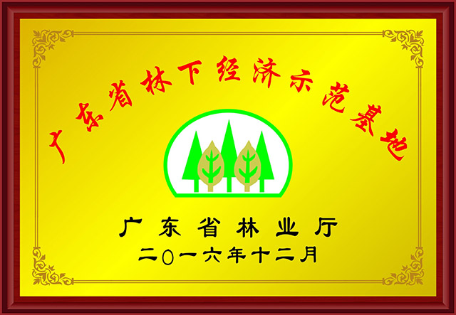 广东省林下经济示范基地